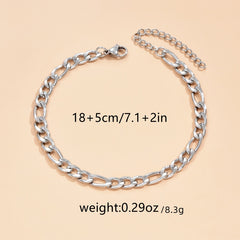 Men's Stainless Steel Silver Bracelet Jewelry Gift