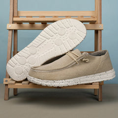Men's Canvas Shoes Breathable Lightweight Non slip Slip On Shoes Men's Shoes