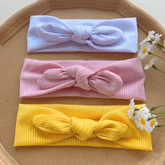 3pcs Rabbit Ears Bow Headband Hair Accessories for Baby Girls
