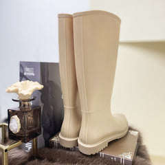 Women's High Top Waterproof Rain Boots Non-slip Outdoor Garden Work Boots