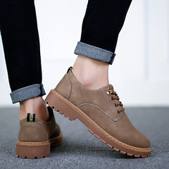 Men's Wear-resistant Lace-up Casual Shoes