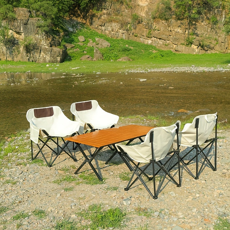 Portable Folding Chair Moon Chair for Outdoor Camping