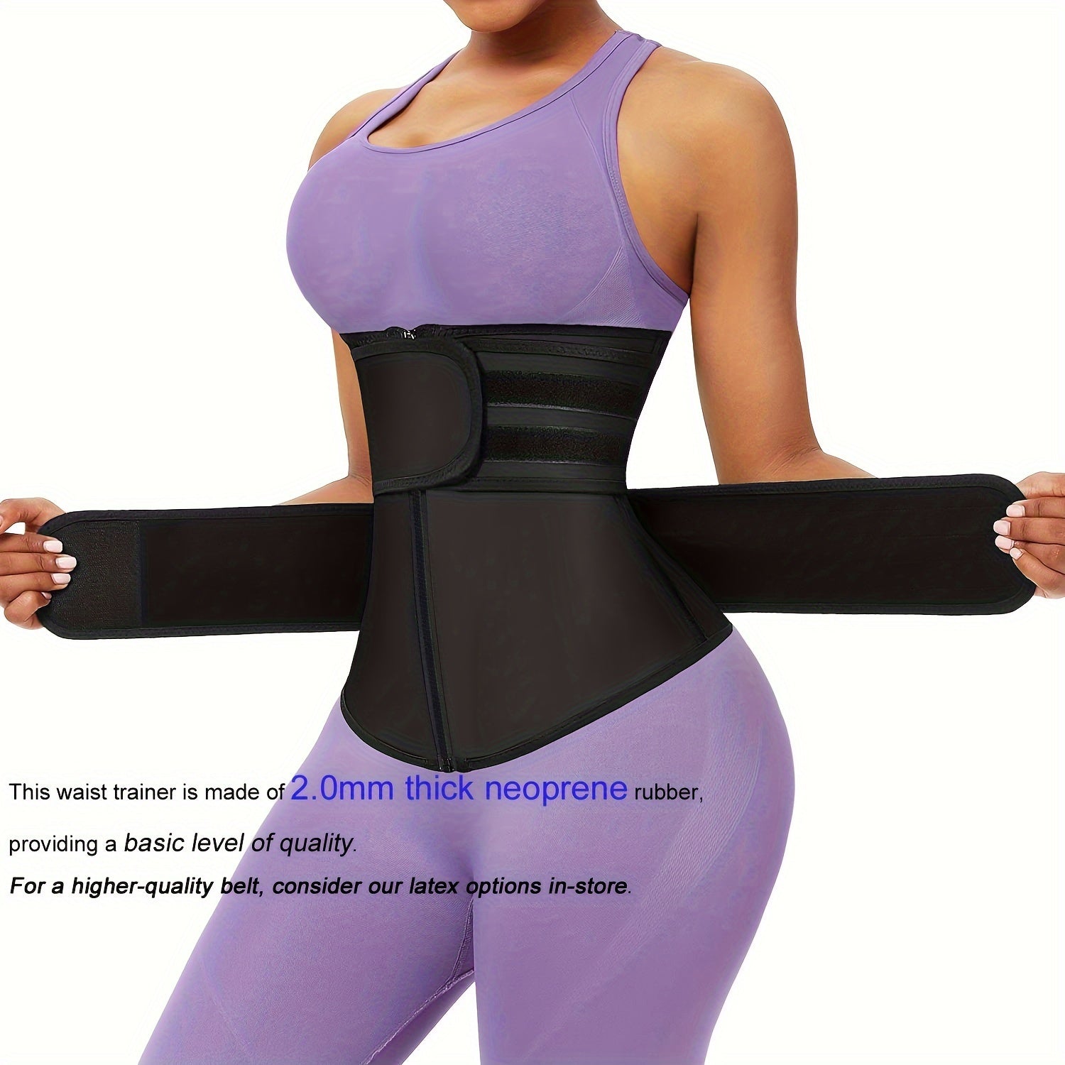 Women's Neoprene Waist Trainer Trimmer Belt Body Shapewear