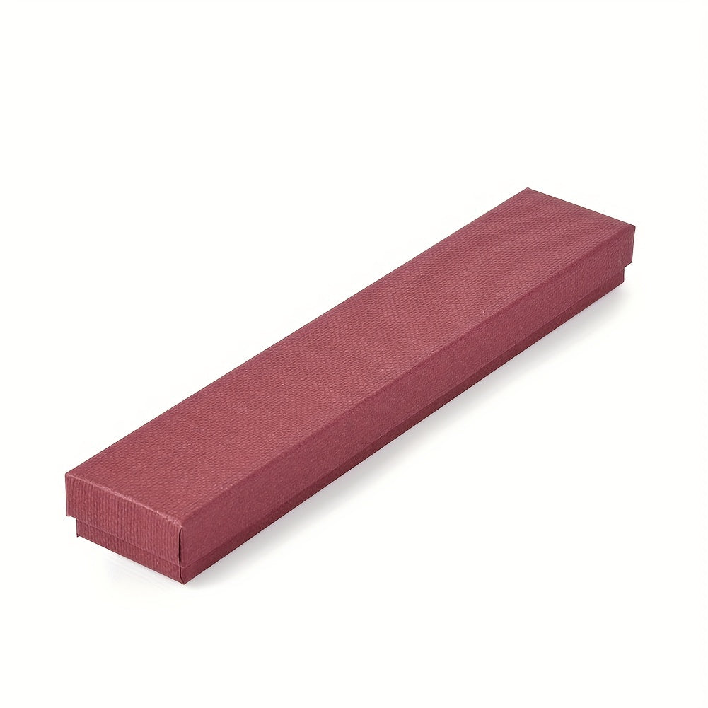 12pcs Jewelry Boxes For Bracelets Necklace FireBrick Party Packaging Box
