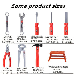 38 Piece Kids Tool Set Educational Construction Toys Boys Girls Ages 3