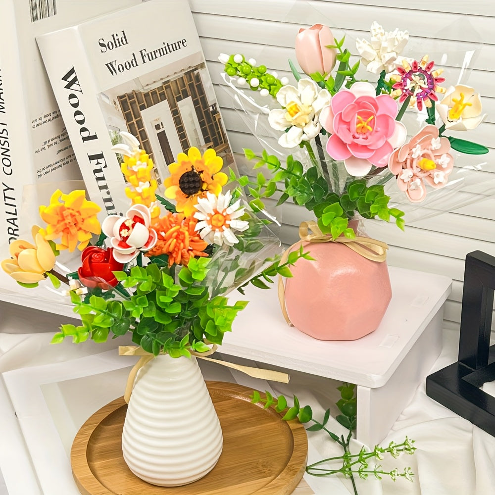 Eternal Flower Series Building Blocks Toy