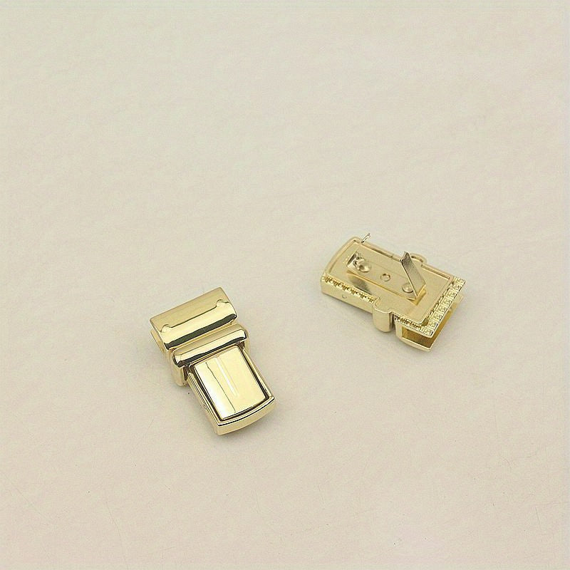 2PCS Metal Press Push Lock Bag Spring Lock Snap Clasps DIY Hardware