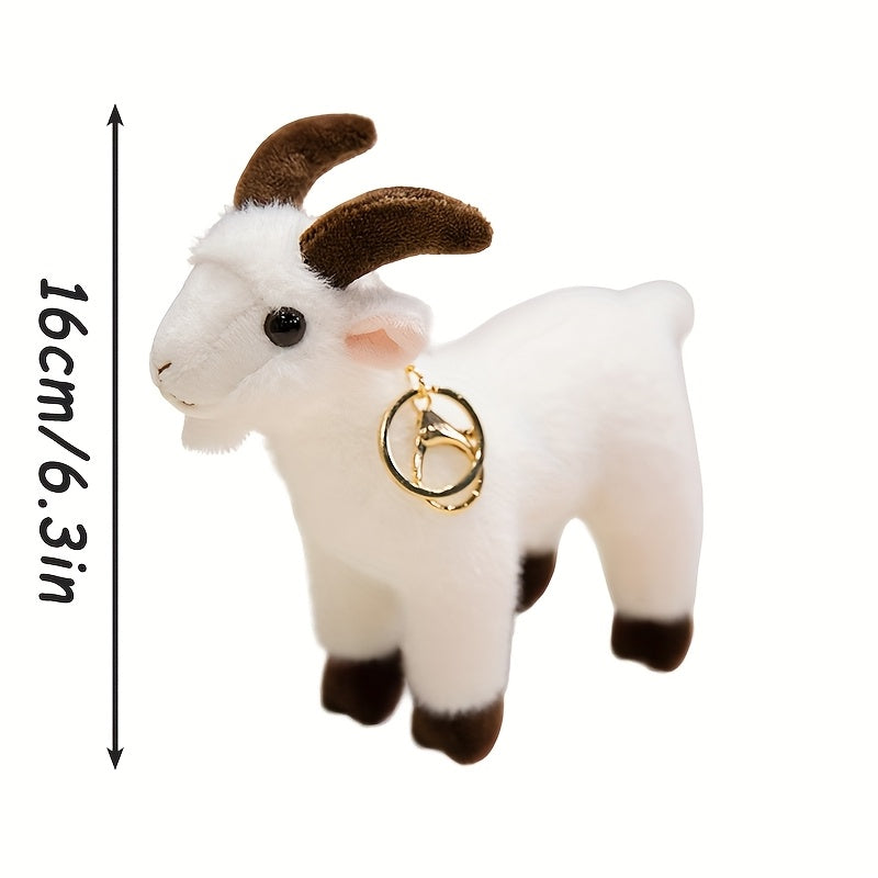 SNUGGLEON Plush Goat Pendant Keychain