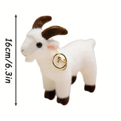 SNUGGLEON Plush Goat Pendant Keychain