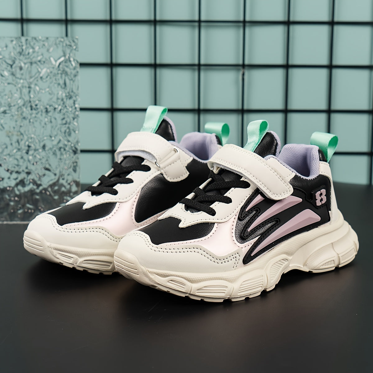 Girl's Chunky Shoes Soft Sole Sneakers For Kids