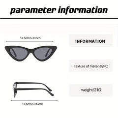 2 Pairs Triangle Cat's Eye Sunglasses for Men