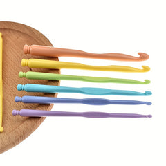 12pcs Colorful Ergonomic Crochet Hooks Set 2.0-10.0 Mm DIY Yarn Craft