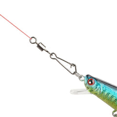 8 Shape Swivel Ring Buckle Set with Storage Box Fishing Tackle Kit