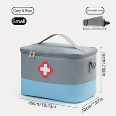 Large Capacity Waterproof First Aid Bag Travel Medicine Storage Organizer