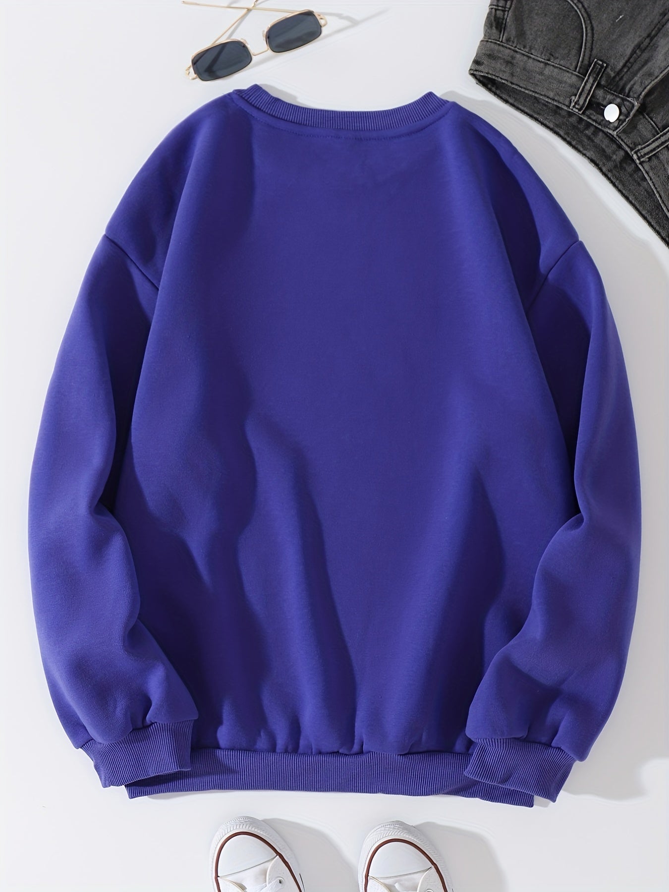 Casual Loose Long Sleeve Sweatshirt Women's Pullover