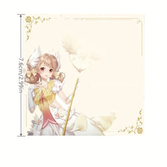 Flower Fairy Elf Sticky Note Girl Student Decoration Note 50 Sheets