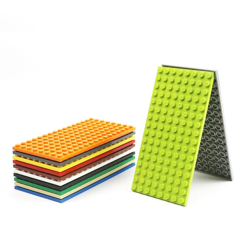 5pcs Building Blocks Double Side Base Plate 8x16 Dots Educational Toys
