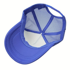 Mesh Breathable Sunshade Sports Trucker Cap Summer Sunscreen Mesh Hat