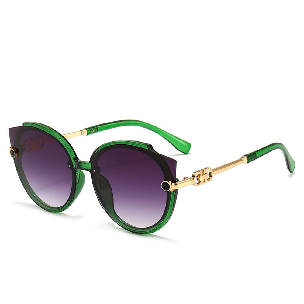 Oversize Frame Sunglasses Unisex Beach Sunscreen Glasses