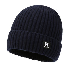 Winter Thickened Knitted Beanie Hat Ski Hat Ear Protection Warm Hat