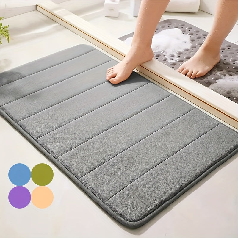 1p Memory Foam Bath Bathmat Anti skid Durable Floor Rug Cozy Absorbent