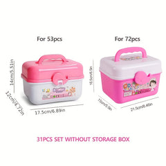 Pink Doctor Toy Set for Imaginative Play