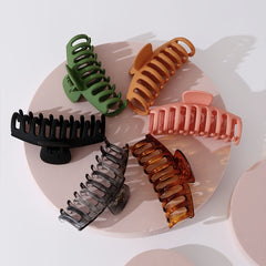 6pcs Matte Nonslip Large Hair Claw Clips Hair Accessories
