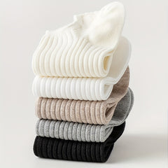 5 Pairs Soft Lightweight Ankle Socks Women's Stockings & Hosiery