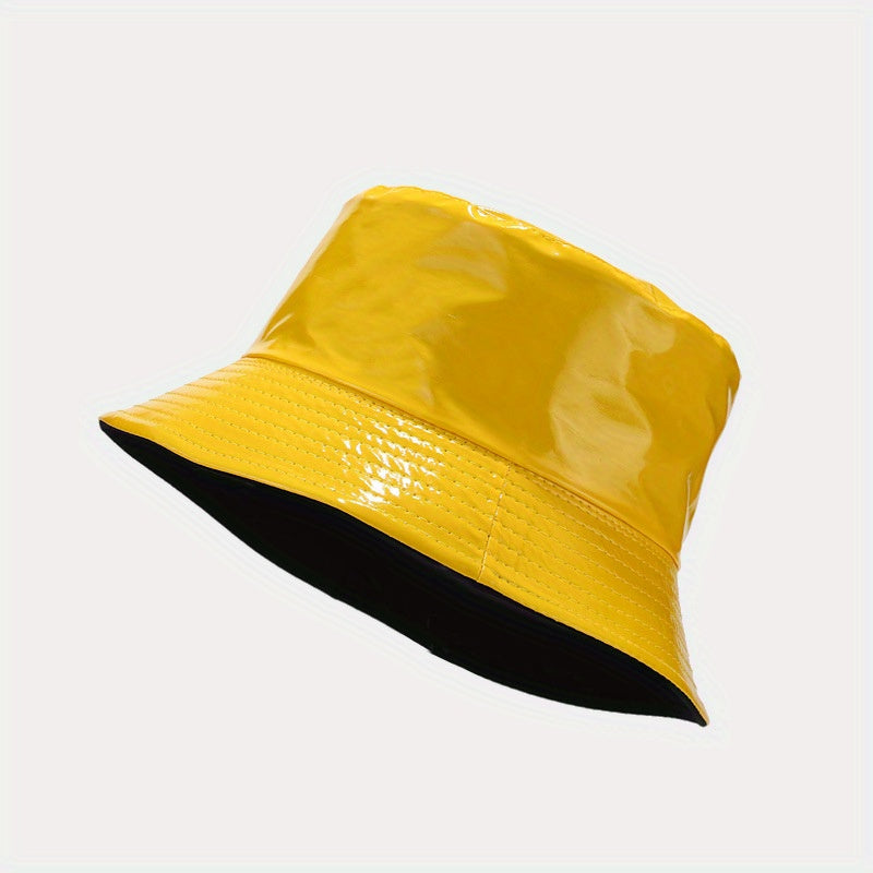 Reversible Waterproof Sun Hat Unisex Bucket Hat for Sun Protection