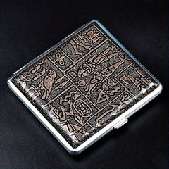 High-end Men's Cigarette Storage Box Leather Cigarette Case