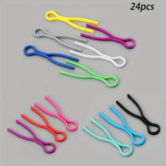 24pcs Plastic Bobbin Thread Clips for Embroidery Quilting DIY Sewing Random
