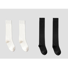 Warm Knee High Socks Soft Solid Women's Stocking
