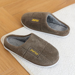 Soft Plush Cozy House Slippers Anti skid Slip on Shoes Indoor For Men