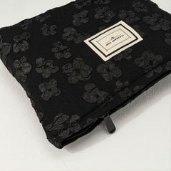 Floral Cosmetic Bag Water Resistant Makeup Organizer & Toiletry Pouch