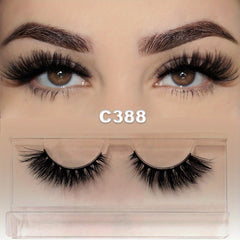Fluffy 3D Faux Mink Eyelashes Soft Natural Thick Cat Eye Lashes