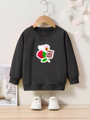 OERYUI Kids Sweet Like Honey Print Sweatshirt - Comfy Pullover