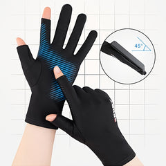 Breathable Half Finger Driving Fishing Riding Gloves