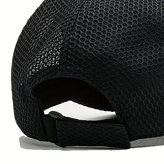 Summer Men Mesh Baseball Cap Outdoor Sports Breathable Shade Mesh Cap Adjustable