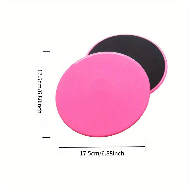 2pcs TPE Yoga Sliding Discs Fitness Foot Sliding Pads Core Training