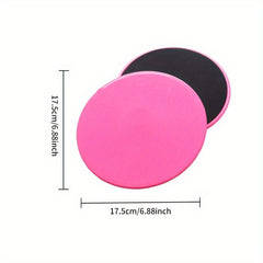 2pcs TPE Yoga Sliding Discs Fitness Foot Sliding Pads Core Training