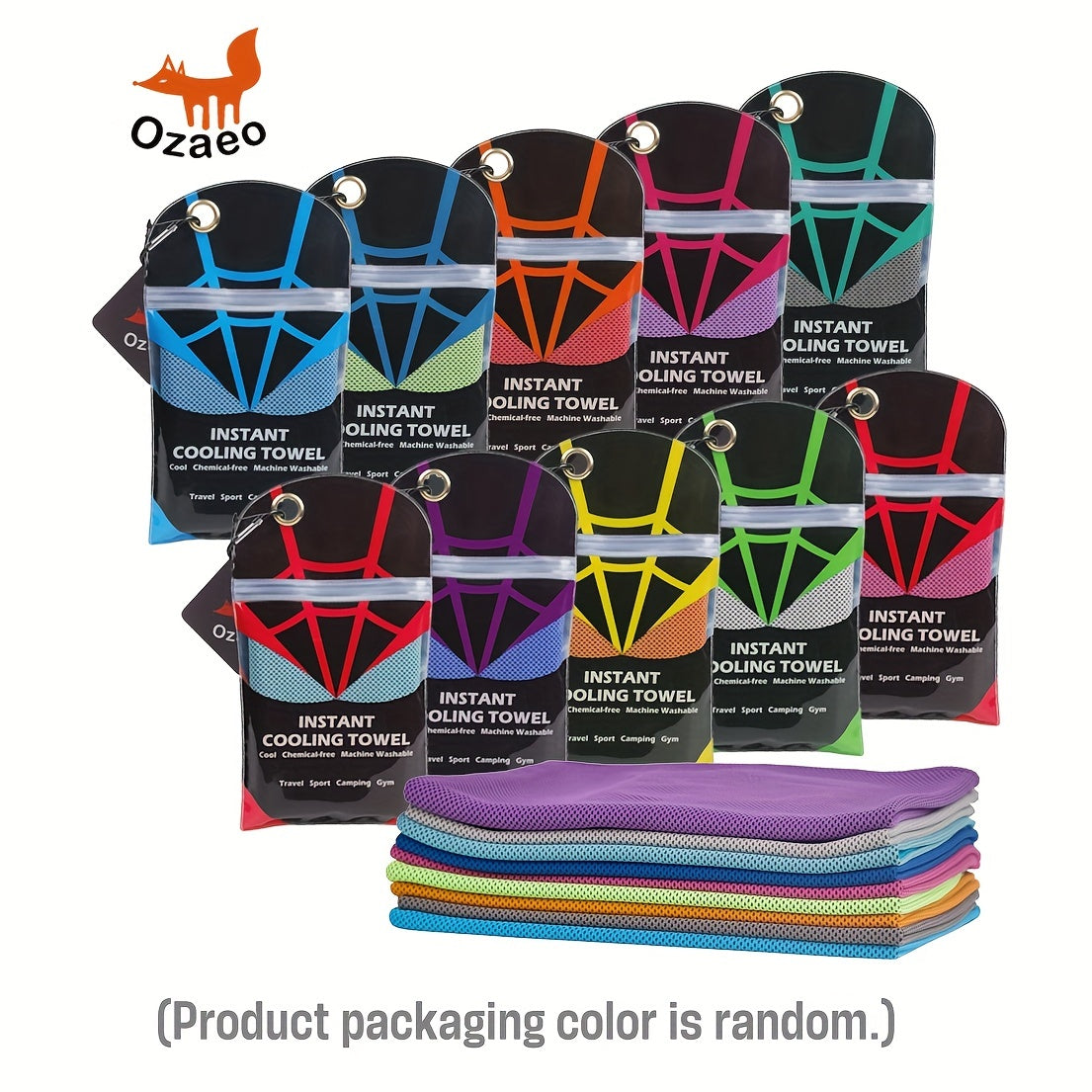 Microfiber Cooling Towel for Gym Travel Yoga Camping Running Outdoor Sport