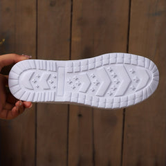 Women's Floral Print Skateboard Shoes Lightweight Walking Shoes