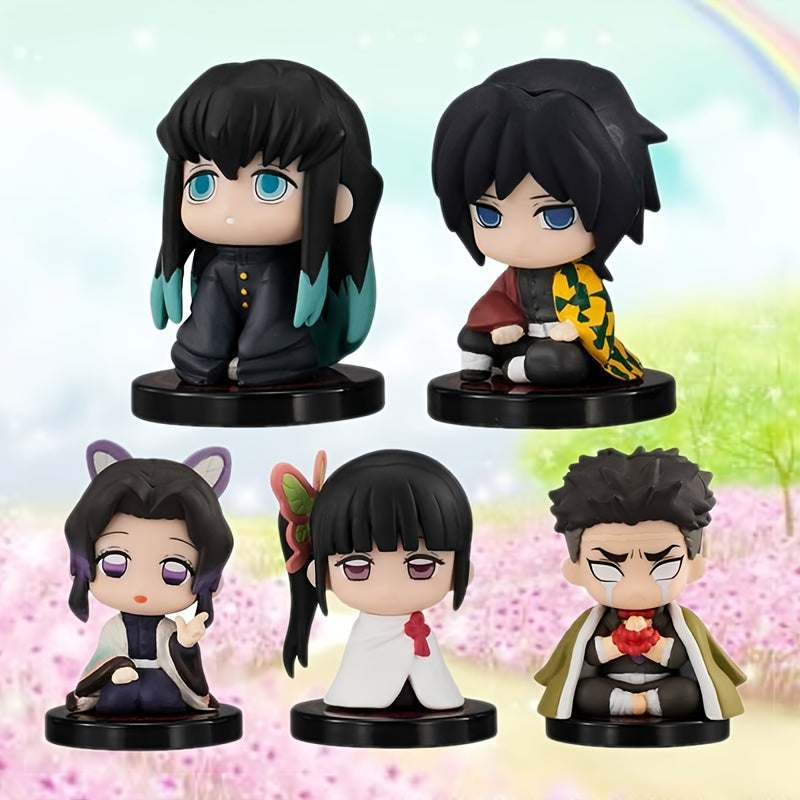 5pcs Anime Character Ornament Model Fan Collection Gift