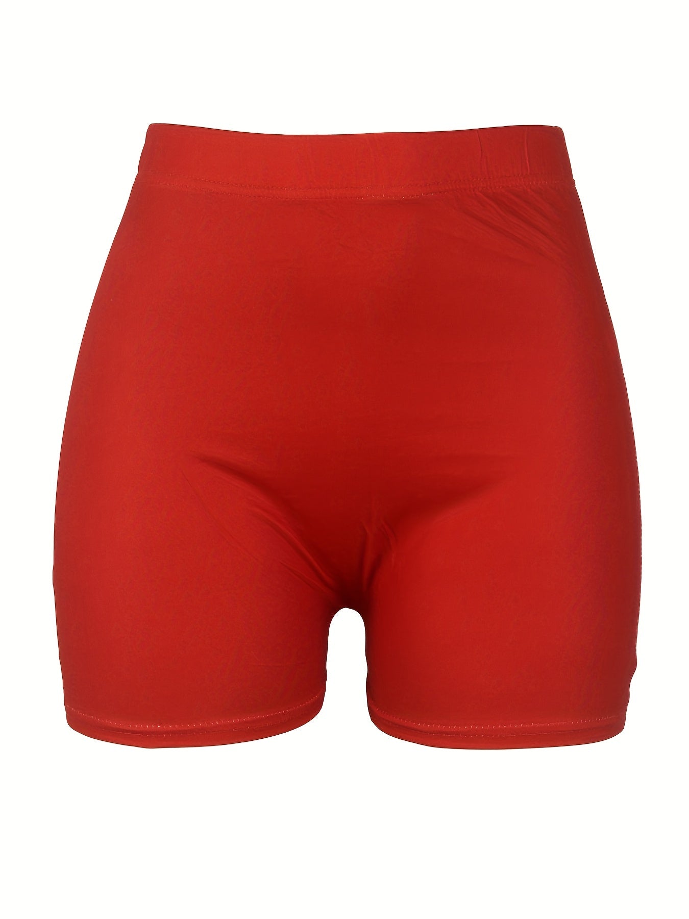 Sauce Print Skinny Shorts Yoga Casual Summer Shorts