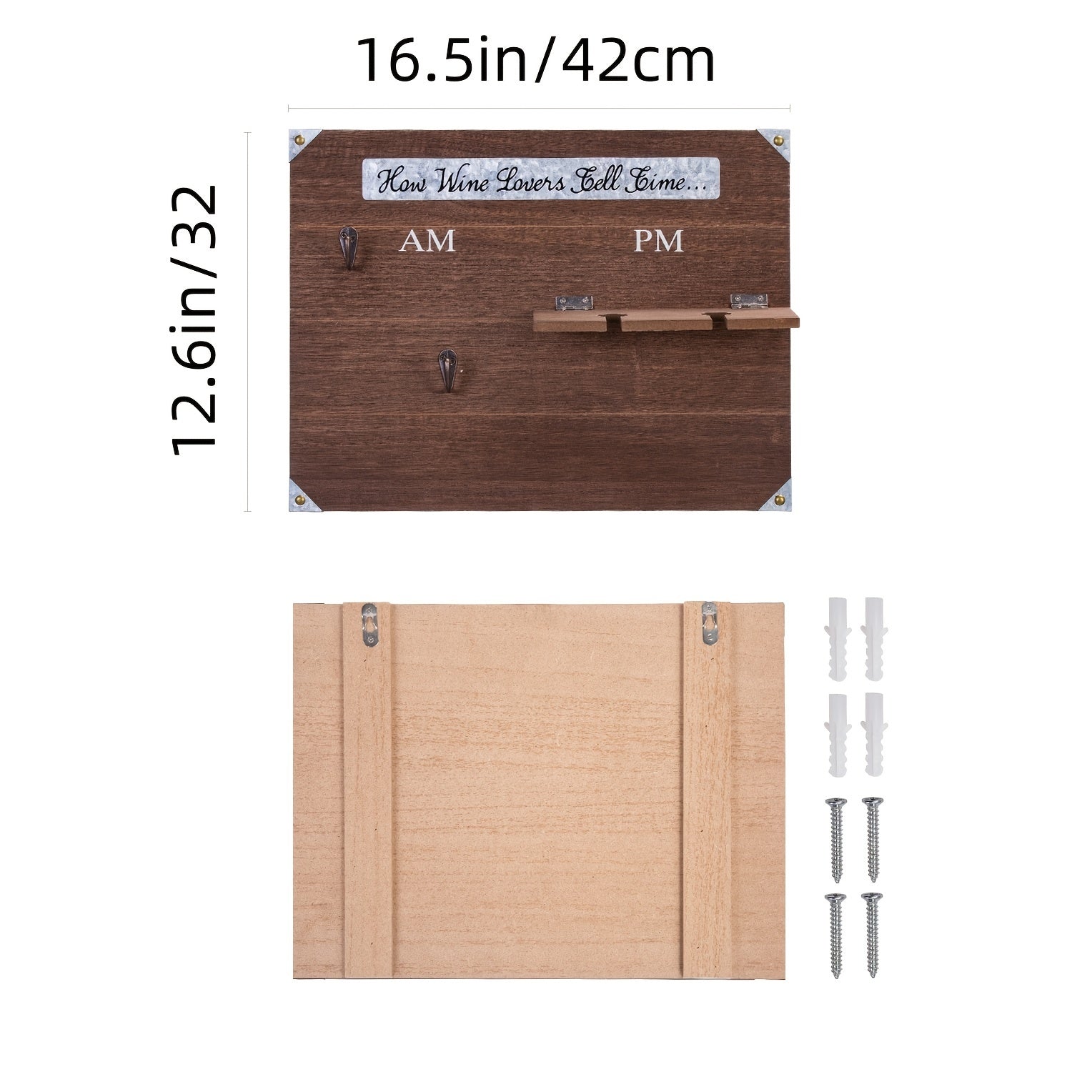 Wall Mounted Mug Hanging Rack Wine Glass Holder Kitchen Accessories