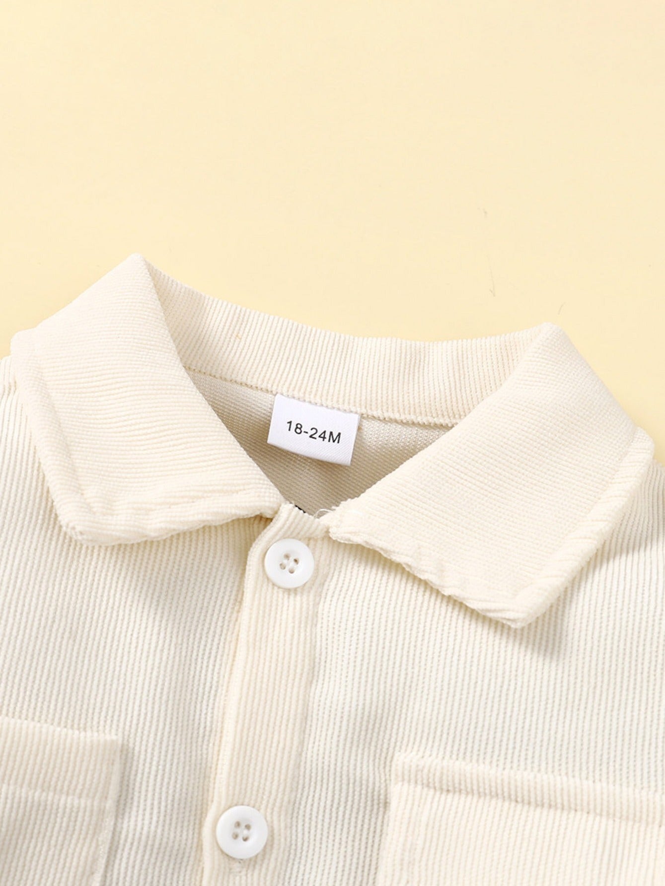 Boys Patchwork Lapel Shirt
