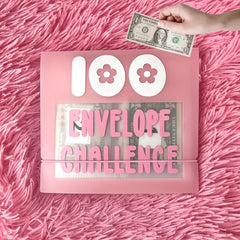 100 Envelope Challenge Binder for Savings Goals