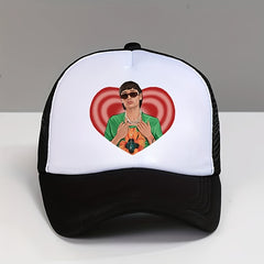 Printed Breathable Mesh Baseball Cap Men Women