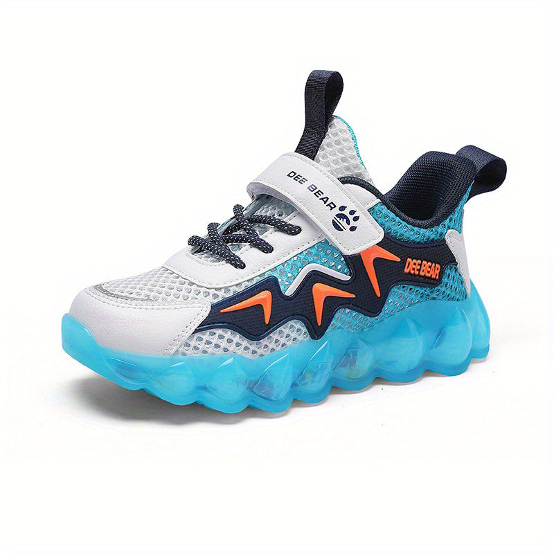 Kids Mesh Sneaker Hook and Loop Shoes