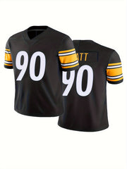 Boys Colorblock 90 Rugby Jersey Short Sleeves Football Shirt